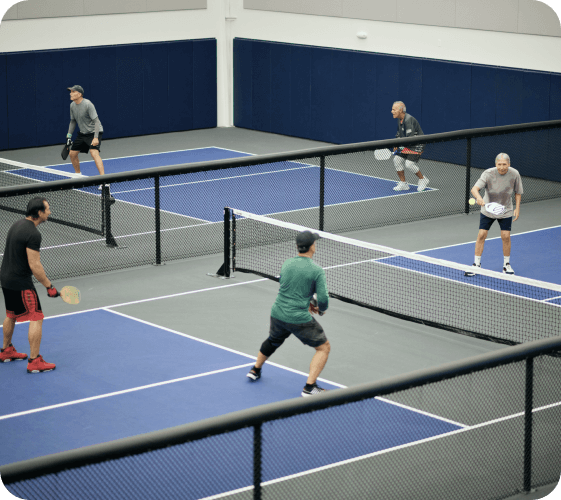 Enjoy Club Life at The Pickleball Club, where unparalleled amenities elevate the playing and social experiences of our members.