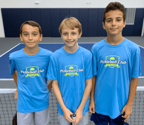 Youth Pickleball Programs for beginning and advanced players at The Pickleball Club