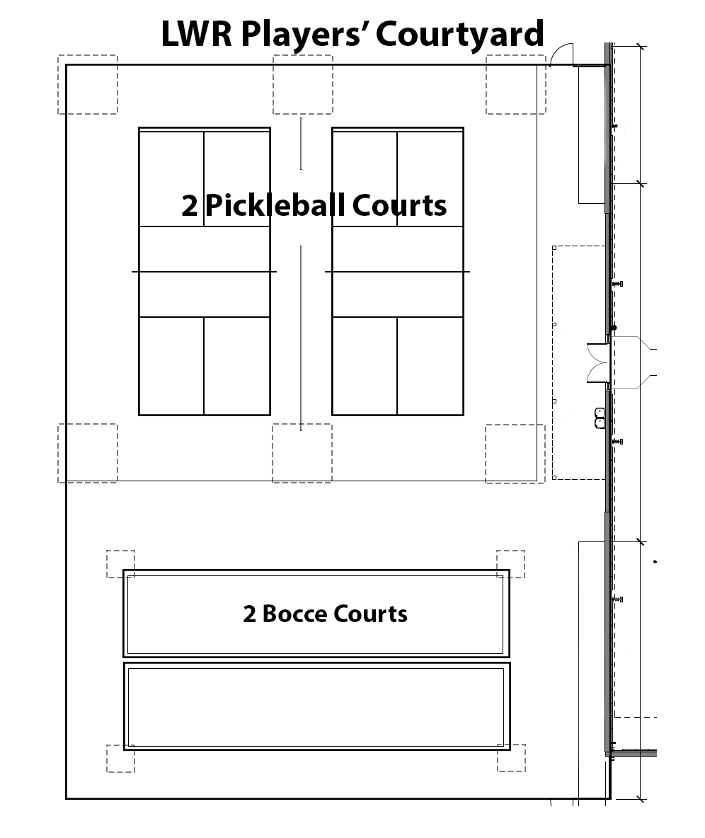 Players Courtyard Event Venues at The Pickleball Club Lakewood Ranch